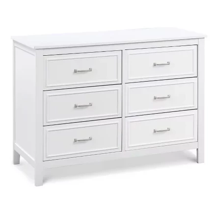 Комод DaVinci Charlie с 6 ящиками, белый