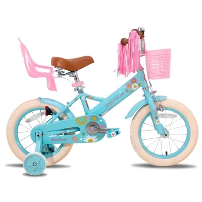 Детский велосипед JOYSTAR Little Daisy Cute Baby для девочек и мальчиков в возрасте от 2 до 7 лет, Розовый/Белый/Синий/Фиолетово-синий