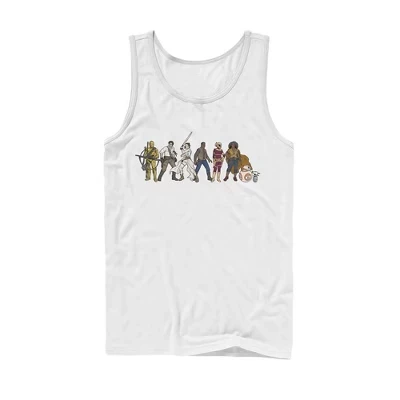 Мужская : Майка The Rise of Skywalker Rebel Line, белая