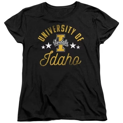 Женская футболка University Of Idaho Vandals черного цвета