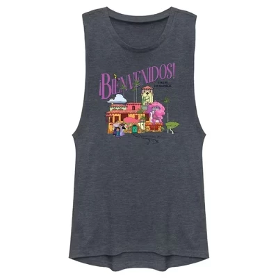 Женская футболка для юниорок Mirabel Bienvenidos Casa De Los Madrigal Festival Muscle Tee