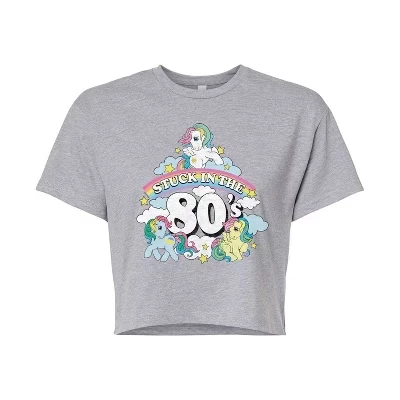 Женская футболка My Little Pony «В стиле 80-х», серая