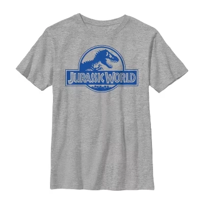 Простая футболка с логотипом T. Rex для мальчика athletic heather