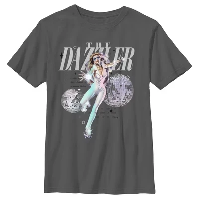 Футболка для мальчиков Marvel Dazzler Disco, угольная