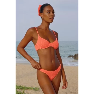 Женский топ бикини Moda Minx Coral, коралловый