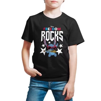 Футболка Freedom Rocks с коротким рукавом и рисунком черного цвета