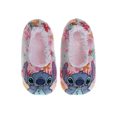 Тапочки для девочек Disney Stitch, плюшевые, разноцветные