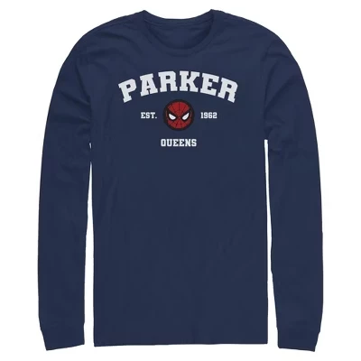 Мужской лонгслив Marvel Parker Queens, синий