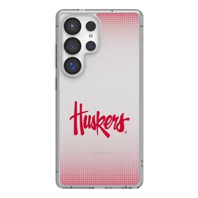 Льняной прозрачный чехол для мобильного телефона NCAA Big Ten Universities для Samsung Galaxy nebraska huskers