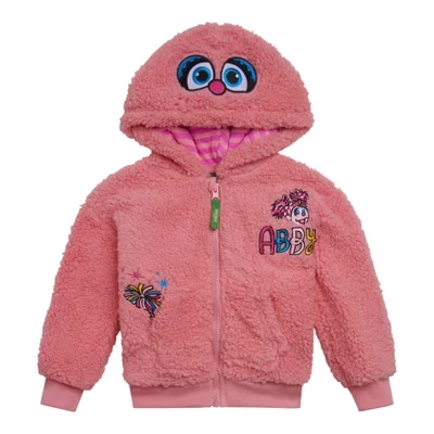 Худи для младенцев Sesame Street на молнии, розовое