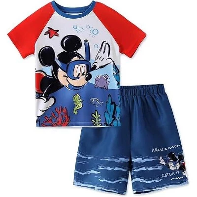 Комплекты купальников для летнего отдыха Disney Kids для мальчиков синего цвета