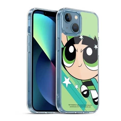 Мягкий гелевый чехол с графикой Powerpuff Girls Graphics для Apple iPhone 13 Mini и MagSafe buttercup