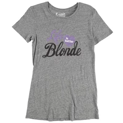 Женская футболка Local Celebrity Blonde, серая