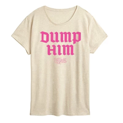 Женская футболка с коротким рукавом Dump Him и рисунком birch