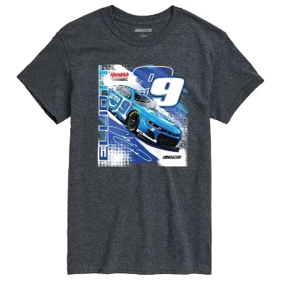 Мужская - - Chase Elliott Prime-Мужская футболка с коротким рукавом и графическим принтом Футболка с коротким рукавом и графическим рисунком heather charcoal
