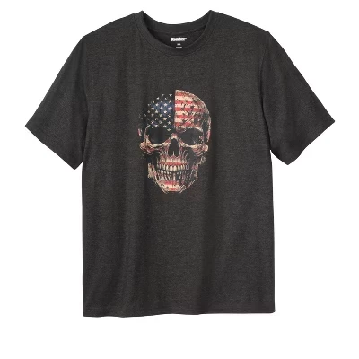 футболка с изображением черепа Americana от KingSize Americana
