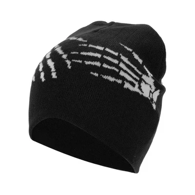 Cycling Hat Warm Comfortable Breathable Hard Hat Liner Skeleton Hand Pattern Acrylic 7.87