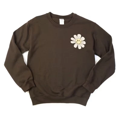 S.W.Smiley Blooming Daisies - женская толстовка с рисунком 