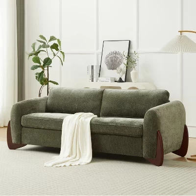 Диван Christopher Knight Home Miles, 3-местный, зеленый