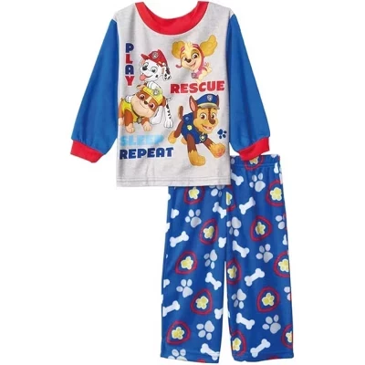 Флисовые пижамные комплекты для маленьких мальчиков Nickelodeon Paw Patrol из 2 частей