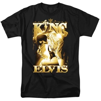 Мужская футболка The King черного цвета