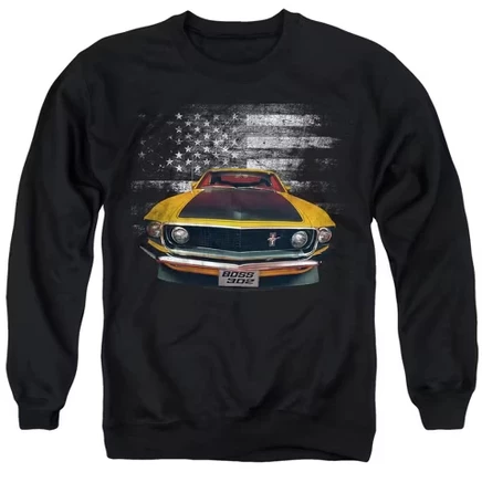Мужской свитшот Ford Mustang Boss USA, черный