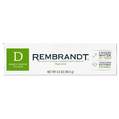 Зубная паста Rembrandt Deeply White + Peroxide, мятная