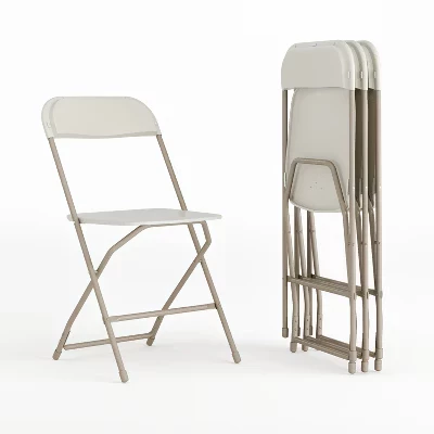Складные стулья Flash Furniture Hercules, 4 шт., бежевые
