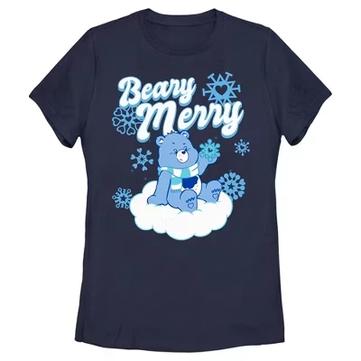 Женская футболка Care Bears «Beary Merry», синяя