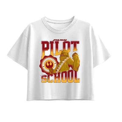 Chewy Wookiee Mascot Short Sleeve Boxy Graphic T-Shirt white