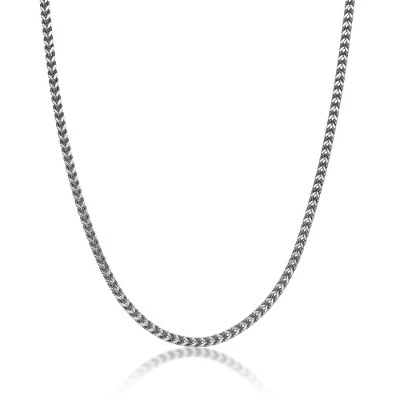 Мужская цепочка Metro Jewelry «Лисий хвост», 4 мм, стальная