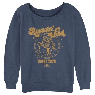 Женская толстовка Juniors Womens Lost Gods Running' Wild Rodeo Tour синего цвета