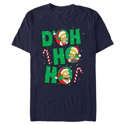 Мужская футболка D'oh Ho Ho Homer