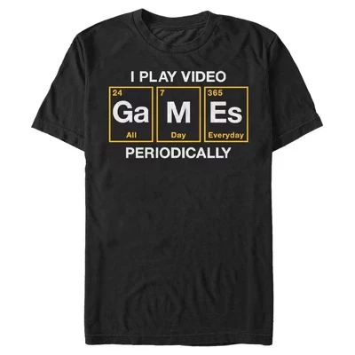 Мужская футболка Lost Gods Video Games, черная