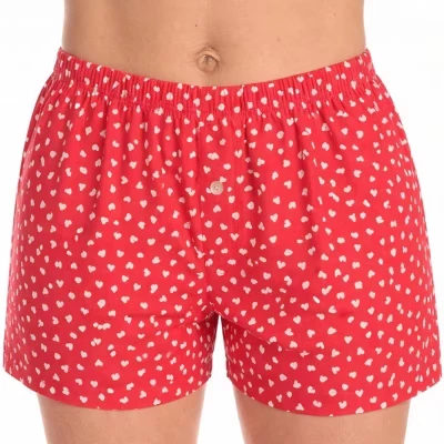 Женские хлопчатобумажные пижамные шорты-боксеры Sleep & Lounge Boxer PJs. брошенные маленькие сердечки