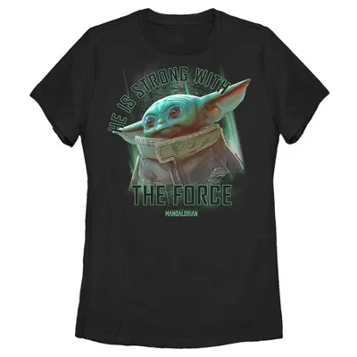 Женская футболка STAR WARS The Child, черная