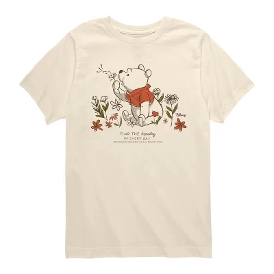 Футболка для мальчиков Winnie the Pooh, одуванчик, кремовая