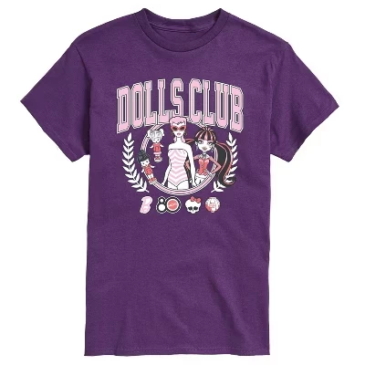 Мужская футболка Dolls Club с коротким рукавом и рисунком фиолетового цвета