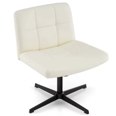 Офисное кресло Costway Criss Cross, бежевое