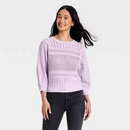Женский свитер Universal Thread Dolman, светло-фиолетовый