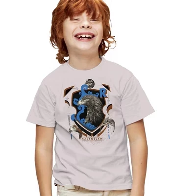 Футболка с эмблемой Ravenclaw Magicial Mischief Level Up для мальчиков серебристого цвета
