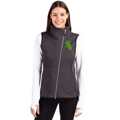 Женский жилет Cutter & Buck Mainsail White Sox, угольный