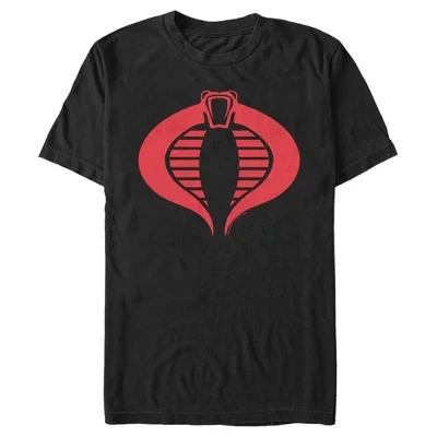 Мужская футболка с логотипом GI Joe Cobra черного цвета