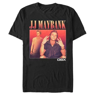 Мужская футболка Outer Banks JJ Maybank с фотографией, черная