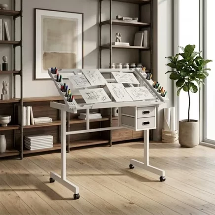 Стол для черчения GDFStudio Magdalena, белый