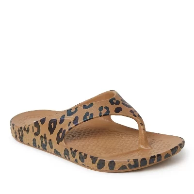 Женские босоножки-стринги EcoCozy by Sustainable Comfort leopard