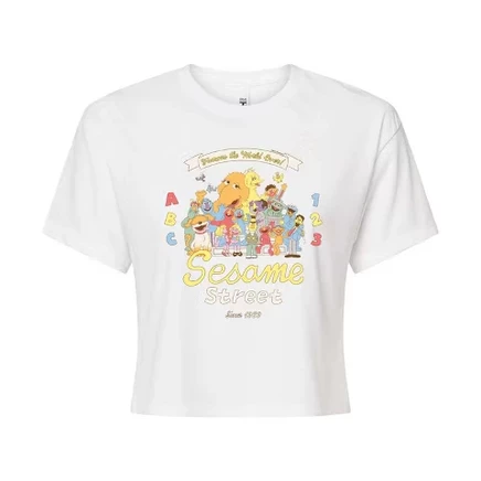 Женская футболка Sesame Street SS Famous, белая