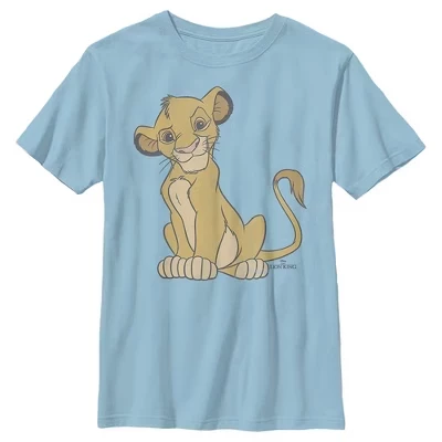 Футболка для мальчиков The Lion King «Симба», голубая