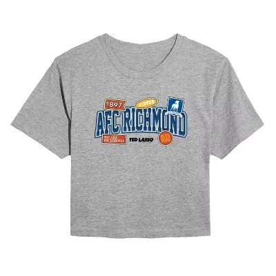 Женская укороченная футболка с графическим принтом AFC Richmond Patch