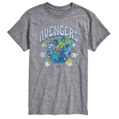 Men's -  - Stars Tonal Washed Short Sleeve Graphic T-Shirt athletic heather